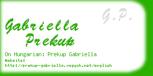 gabriella prekup business card